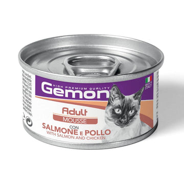 GEMON High Premium Mousse Salmon&Chicken Cat Wet Food 85g