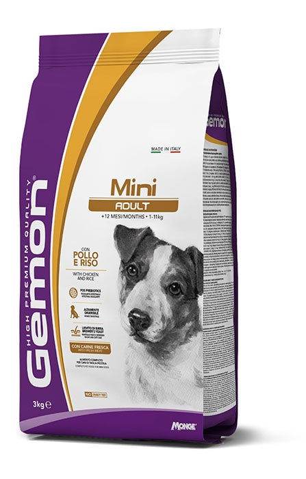 Gemon High Premium Mini Adult Dog Dry Food 3kg -  - PetsOffice