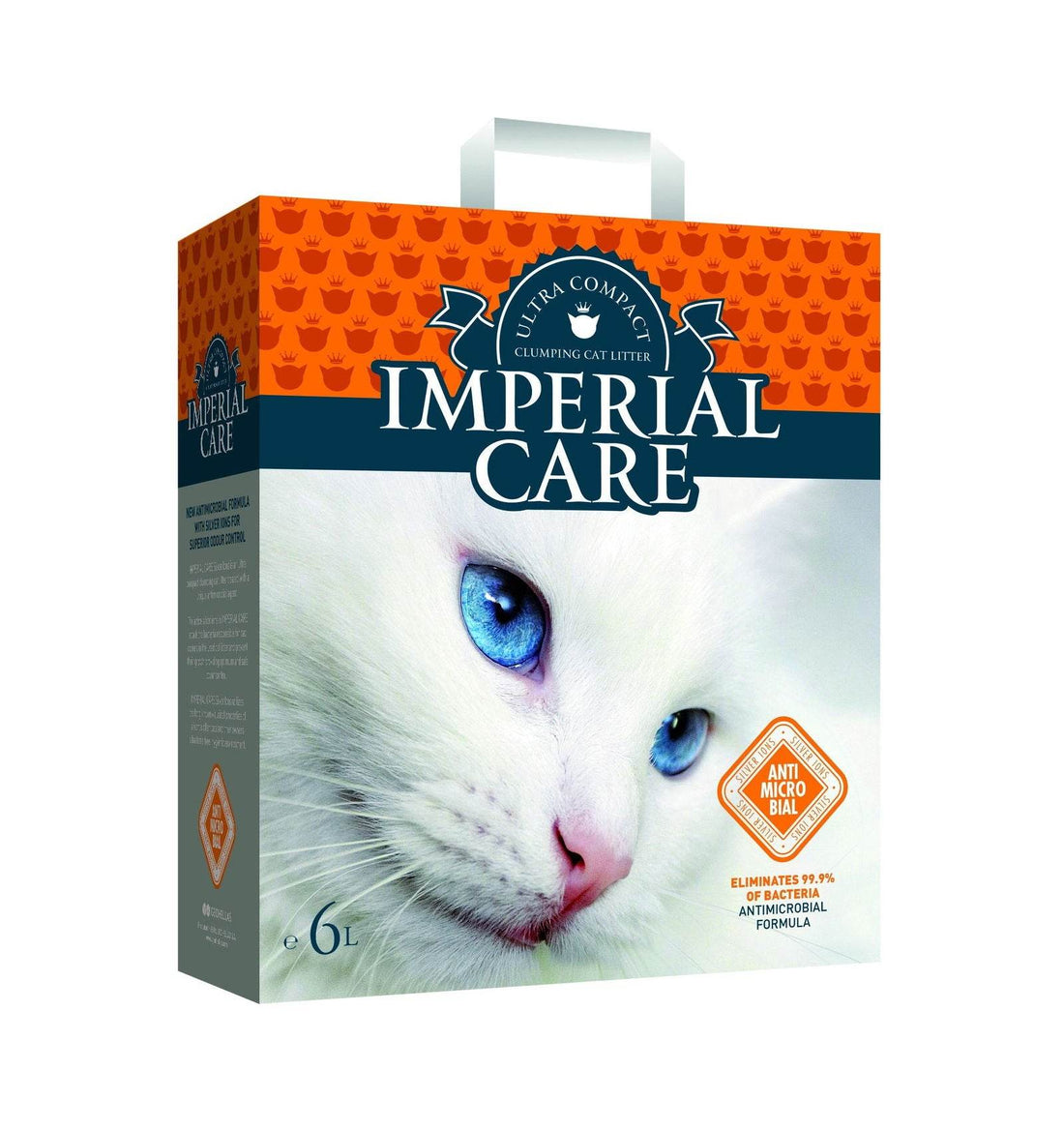 IMPERIAL CARE premium clumping cat litter antimicrobial SILVER action 6L -  - PetsOffice