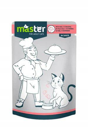 Master Cat Wet Food Beef Sauce Pouch 80g