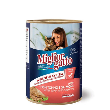 Miglior Cat Wet Food Pate Tuna&Salmon 400g - - PetsOffice