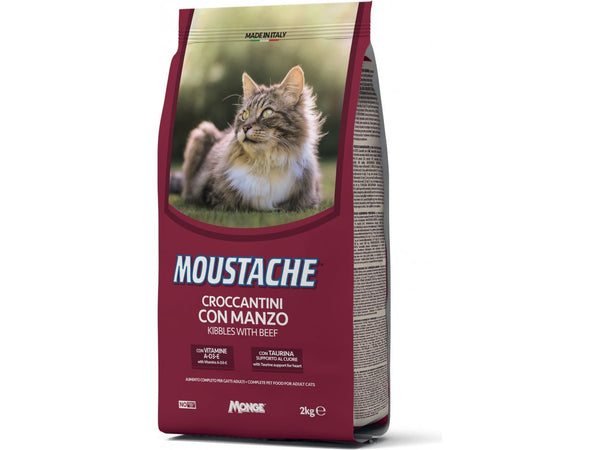 Moustache Beef Cat Dry Food 2kg