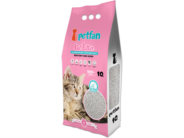 PETFAN Clumping Cat Litter Baby Powder 10L