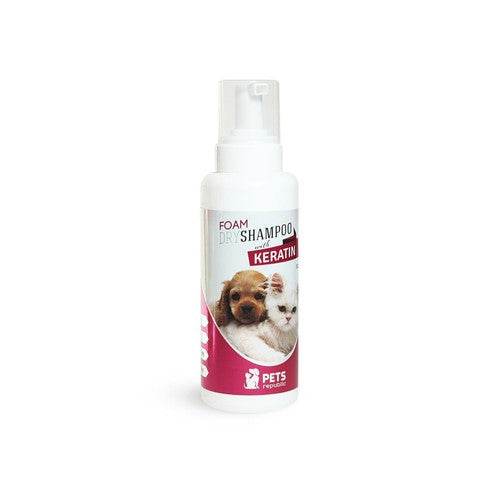 Pets Republic Foam Dry Shampoo with Keratin 520ml -  - PetsOffice
