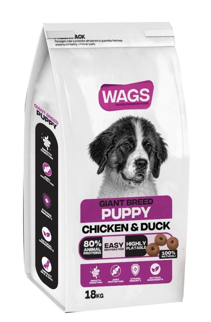 Wags Giant Puppy Dog Dry Food 4kg -  - PetsOffice