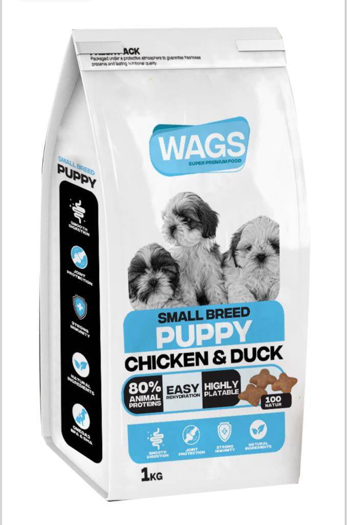 Wags Mini Puppy Dog Dry Food 4kg -  - PetsOffice