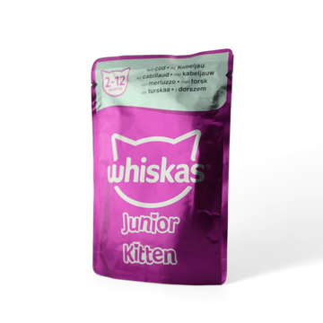 Whiskas Cat Wet Food Cod for Kitten 85g - - PetsOffice