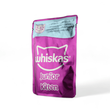 Whiskas Cat Wet Food Whitefish for Kitten 85g - - PetsOffice