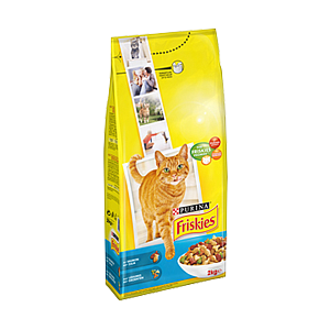 Purina Friskies with Salmon & Vegetables Dry Food 7.5kg