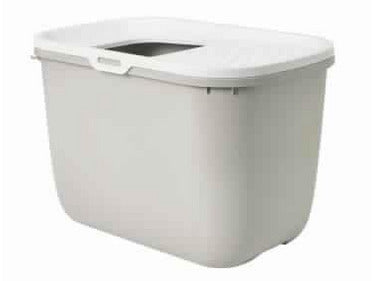 72179 NOBBY Cat toilet Beige-White "Hop In" - PetsOffice
