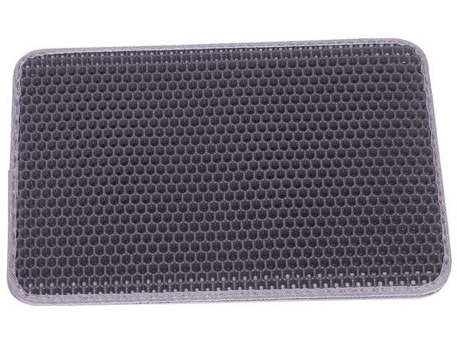 76407 NOBBY Litter sieve-mat grey square 30 x 45 cm