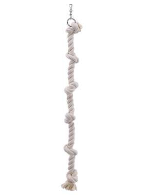 31306 NOBBY Climbing rope cotton l: 100 cm; Ø 25 mm; 6 knots - PetsOffice