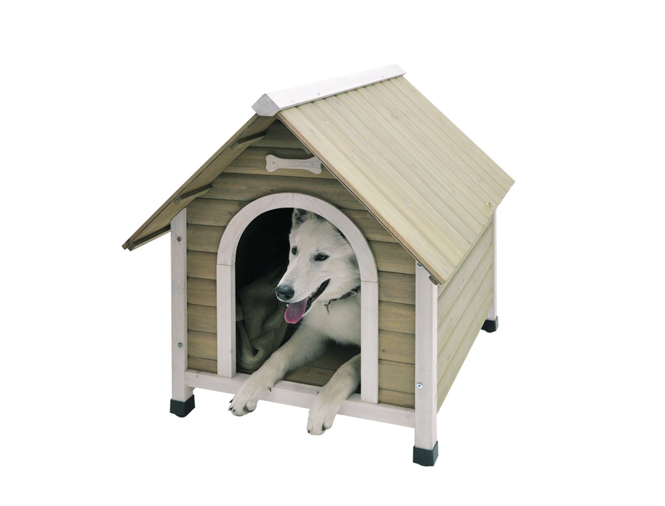 3955 NOBBY Dog House kennel "CIVETTA 2 JAVA" l x w x h: 84 x 70 x 82 cm - PetsOffice