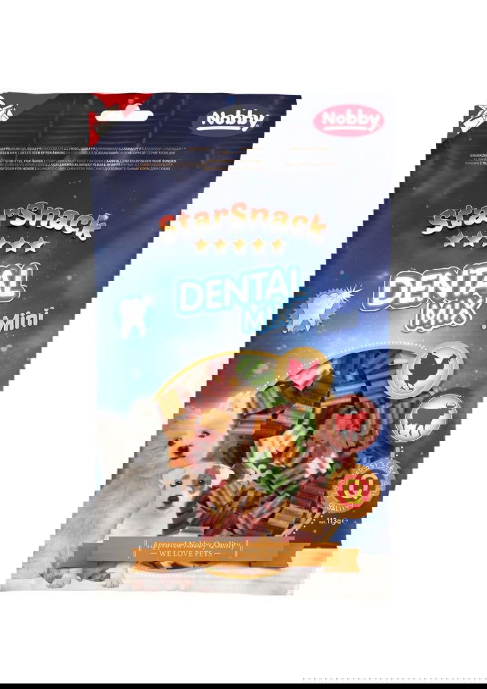 50415 NOBBY StarSnack Mini Dental Mix 113 g - PetsOffice