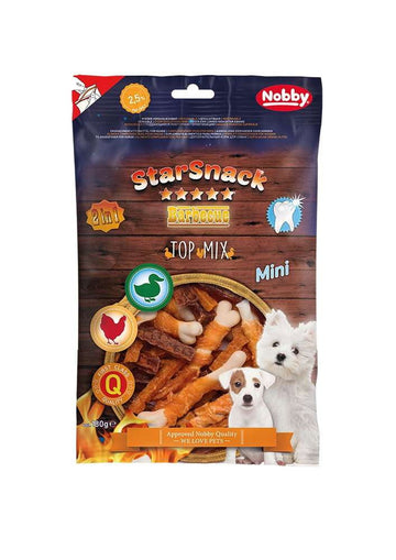 50465 NOBBY StarSnack Barbecue MINI Top Mix 180g - PetsOffice