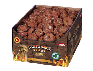 50665 NOBBY STARSNACK BBQ Duck Donut 5,0 cm (1Pc) - PetsOffice