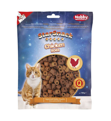 50678 NOBBY StarSnack Chicken Rolls 180g
