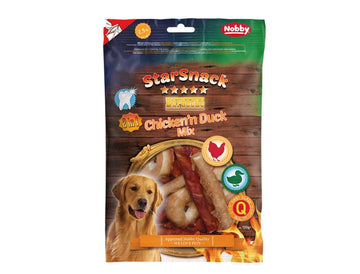 50753 NOBBY StarSnack Barbecue Chicken´n Duck MIX  app. 130 g - PetsOffice