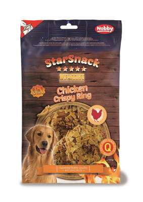 50789 NOBBY StarSnack Barbecue Chicken Crispy Ring  app. 120 g - PetsOffice