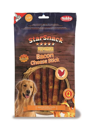 50795 NOBBY StarSnack Bacon Cheese Stick 113 g - PetsOffice