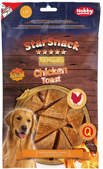 50797 NOBBY StarSnack Barbecue Chicken Toast  app. 113 g - PetsOffice