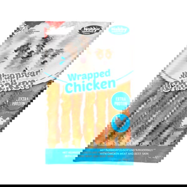 50881 NOBBY Wrapped Chicken 7pcs - PetsOffice