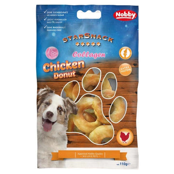 50967 StarSnack Barbecue Chicken Donut COLLAGEN 110g 5cm 5Pcs