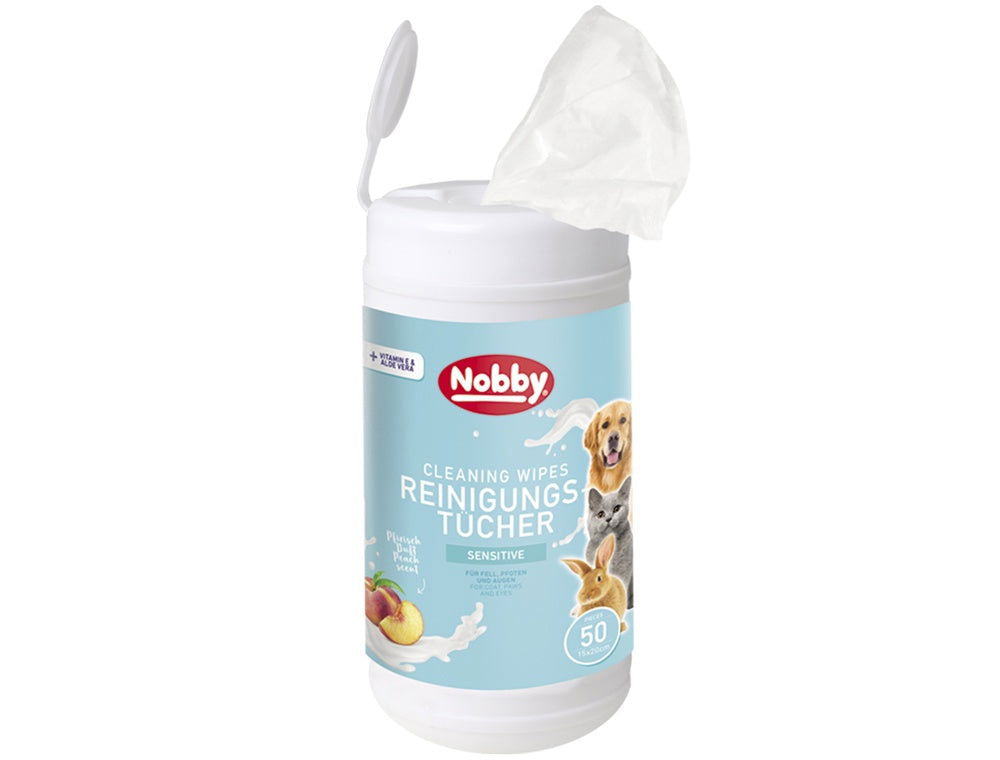 57182 NOBBY Universal cleaning wipe dispenser box 50 pcs -  - PetsOffice