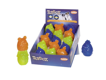 60010 NOBBY TPR animals "Flash& Glow" assorted coloures 8,5 cm -  - PetsOffice