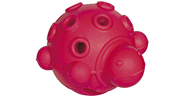 60015 NOBBY Rubber ball "Turtle" red 7 cm -  - PetsOffice