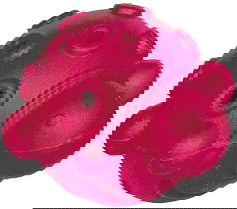 60016 NOBBY Rubber ball "Turtle" red 10 cm -  - PetsOffice