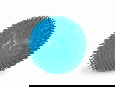 60081 NOBBY TPR spiky ball "Pig" blue 6,5 cm -  - PetsOffice