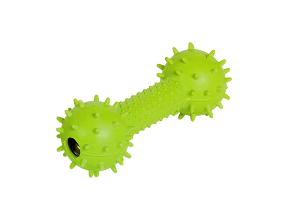 60087 NOBBY Rubber Dumbbell with bell -  - PetsOffice