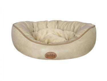 60186 NOBBY Big Donut Bed "NANE" Beige l x w x h: 120 cm -  - PetsOffice
