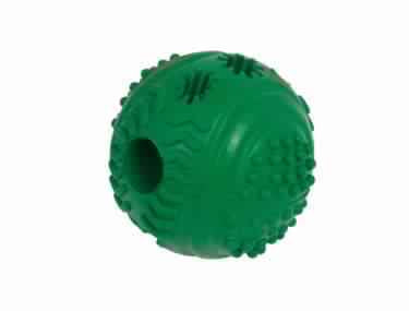 60315 NOBBY Rubber Snack Ball green 7 cm -  - PetsOffice