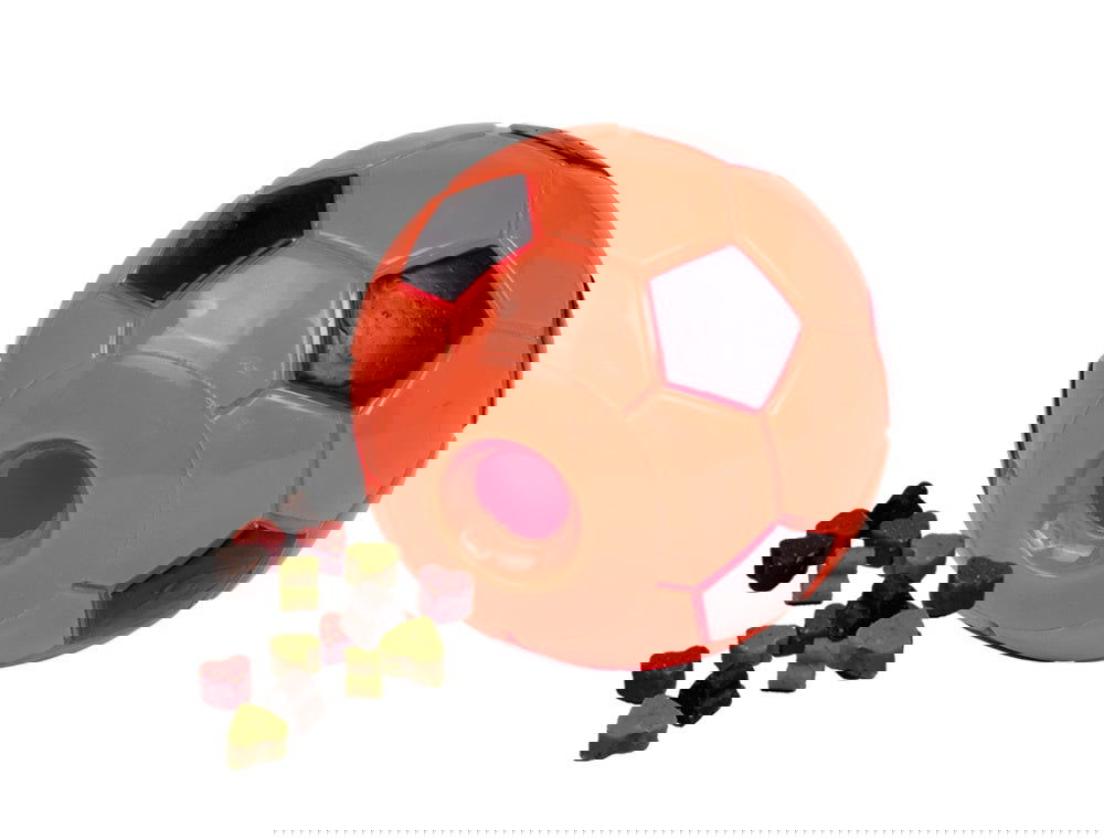 60316 NOBBY TPR Snack-soccer ball orange 12,5 cm -  - PetsOffice