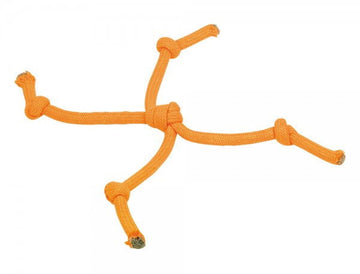 60345 NOBBY Rope Toy "NEON", Knotspider orange 43 cm -  - PetsOffice