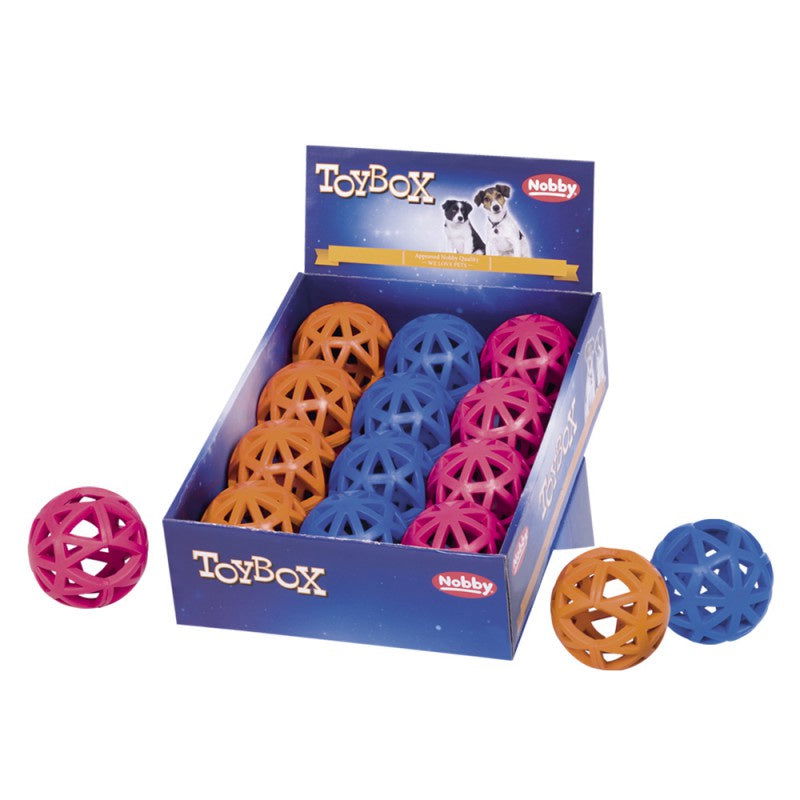 60360 NOBBY Rubber fence ball, 9 cm -  - PetsOffice