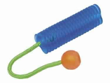 60374 NOBBY TPR Stick "Rifle" with rope 40 cm -  - PetsOffice