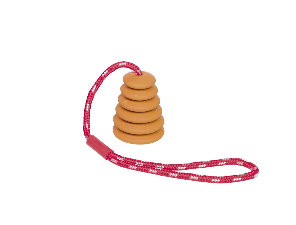 60376 NOBBY Rubber Gong "Rifle" orange 6,5 cm -  - PetsOffice
