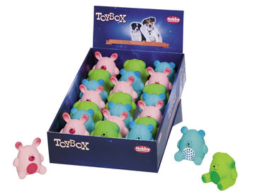 60425 NOBBY Latex figures "Sitting Animal Puppy" assorted coloures 6,5-7,5 cm -  - PetsOffice
