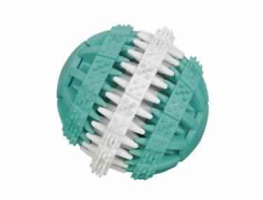 60470 NOBBY Rubber Ball "DENTAL LINE" bicolour 7 cm -  - PetsOffice