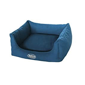 60545 NOBBY Comfort bed square "TIRA" petrol l x w x h: 45 x 40 x 18 cm -  - PetsOffice