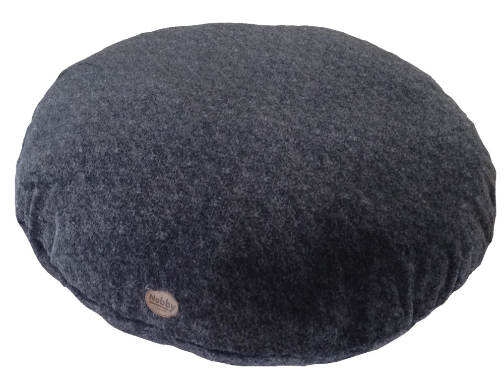 60644 NOBBY Comfortcushion XL "Cuddly“ darkgrey Ø 100 cm x 20 cm -  - PetsOffice