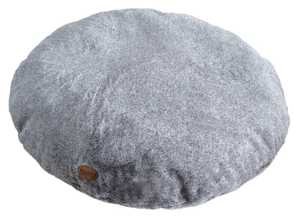 60648 NOBBY Comfortcushion XL „Cuddly“ lightgrey Ø 132 cm x 20 cm -  - PetsOffice