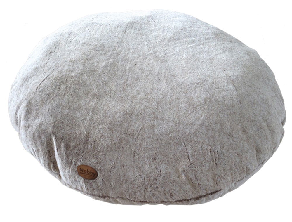 60651 NOBBY Comfortcushion XL "Cuddly“ lightbrown Ø 132 cm x 20 cm -  - PetsOffice