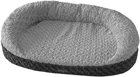 60676 NOBBY Comfort mat oval with edge "SEOLI" darkgrey/lightgrey l x w x h: 120 x 82 x 25 cm -  - PetsOffice