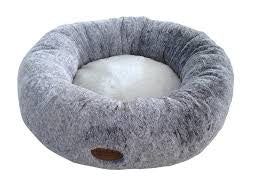60685 NOBBY Donut "CUDDLY" lightgrey Ø 50 cm -  - PetsOffice