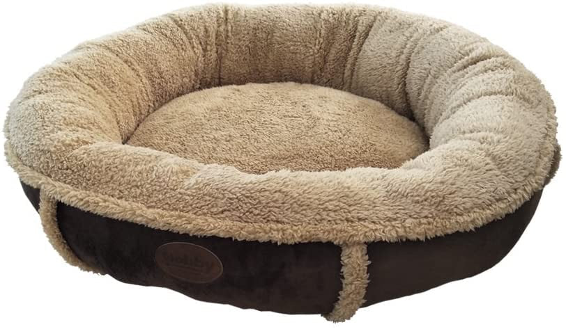 60717 NOBBY Donut "MIREK" brown / beige Ø 62 x 18 cm -  - PetsOffice