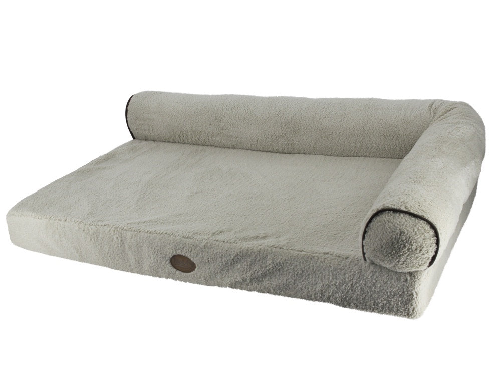 60770 NOBBY Comfort mat square with edge "DAWA" beige L x B x H: 120 x 80 x 20 cm -  - PetsOffice